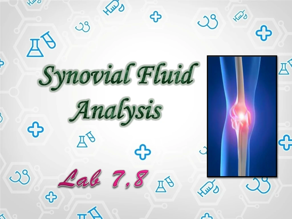 synovial fluid analysis