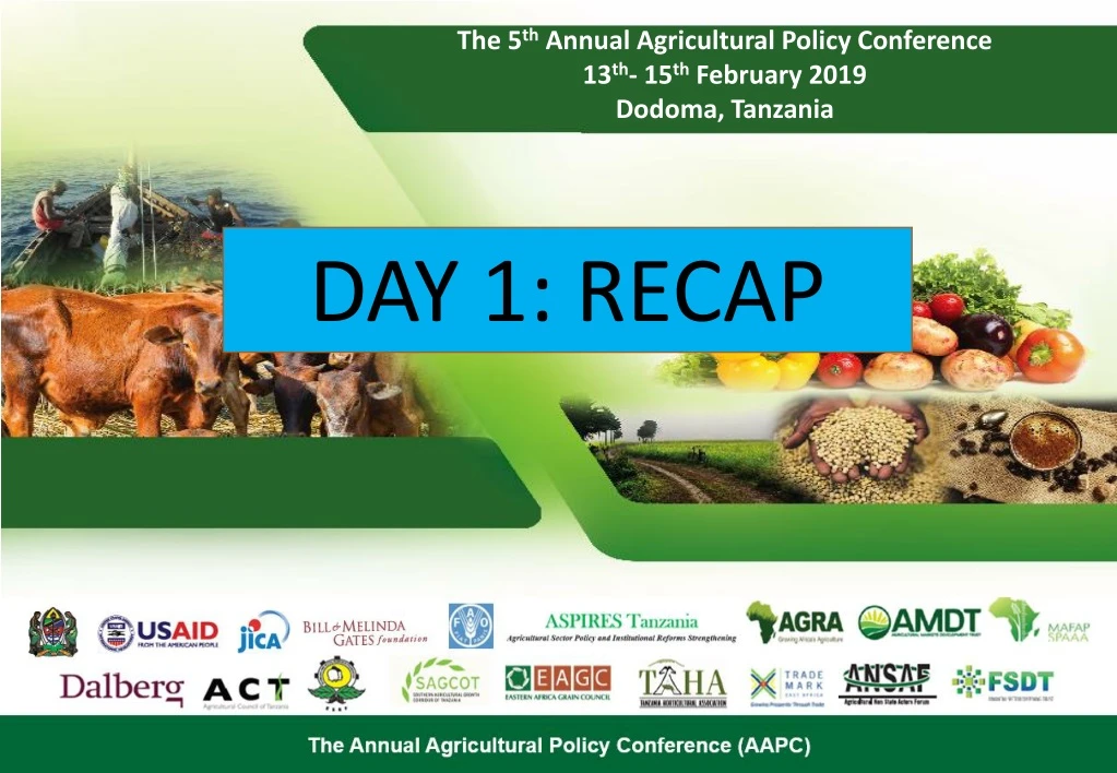 the 5 th annual agricultural policy conference