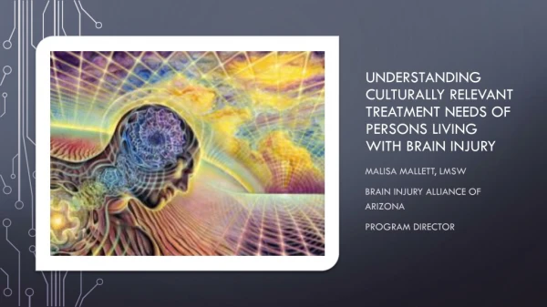 Understanding culturally relevant treatment needs of persons living with brain injury