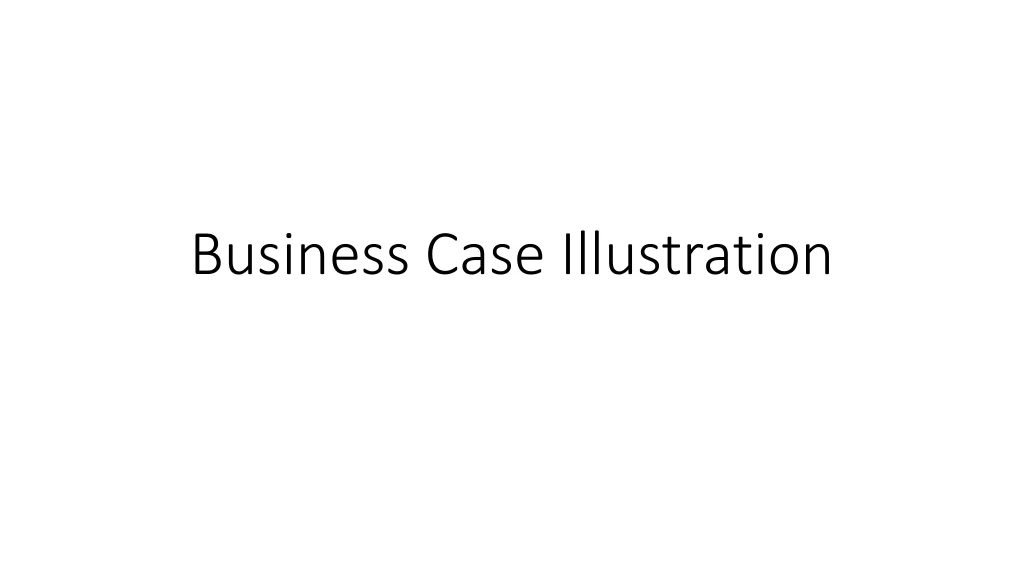 business case illustration