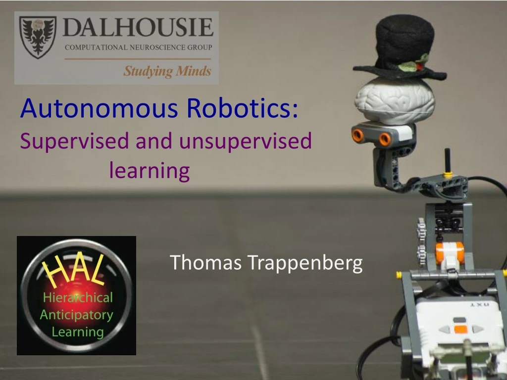 autonomous robotics supervised and unsupervised