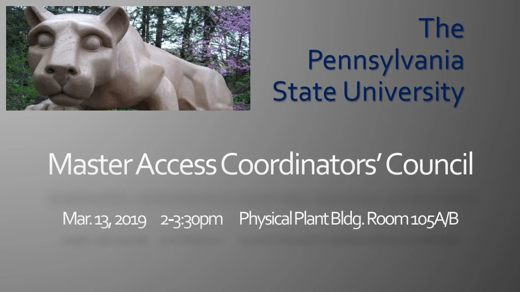 the pennsylvania state university