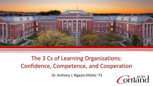 The 3 Cs of Learning Organizations: Confidence, Competence, and Cooperation