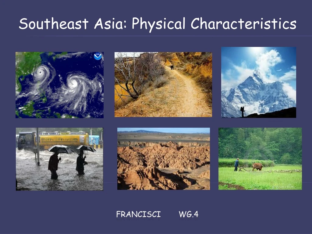 southeast asia physical characteristics