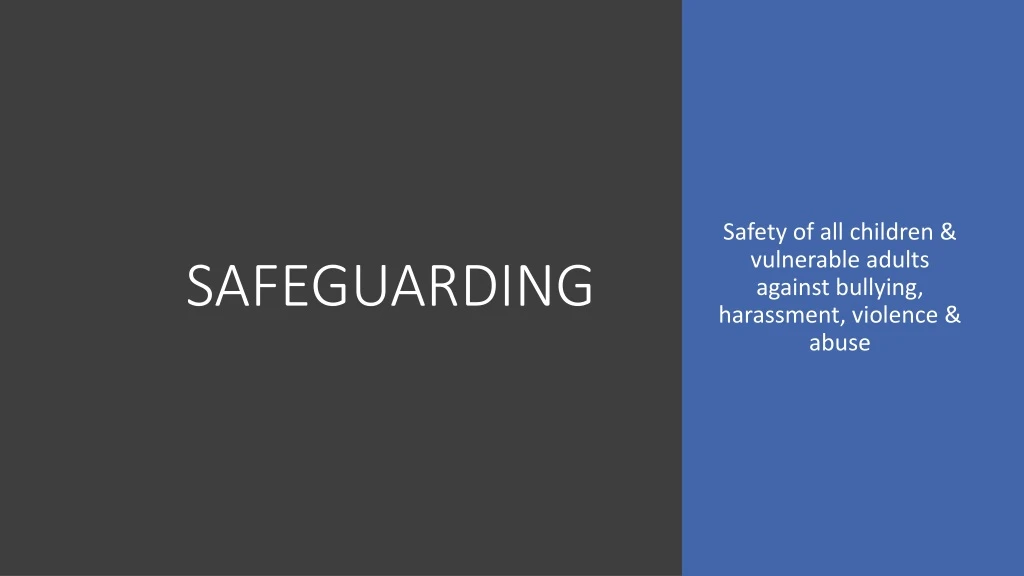 safeguarding