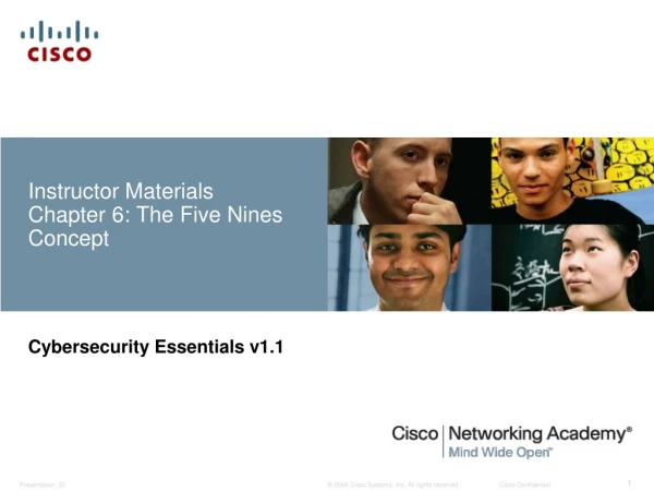 Instructor Materials Chapter 6: The Five Nines Concept