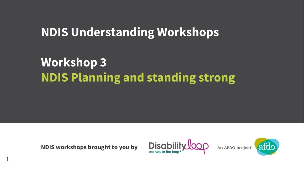 ndis understanding workshops workshop 3 ndis