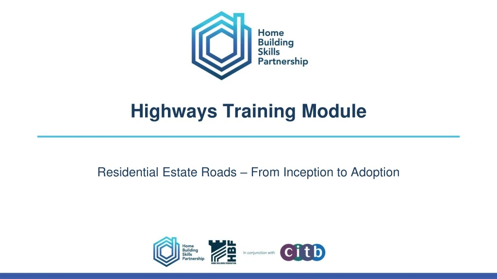 highways training module