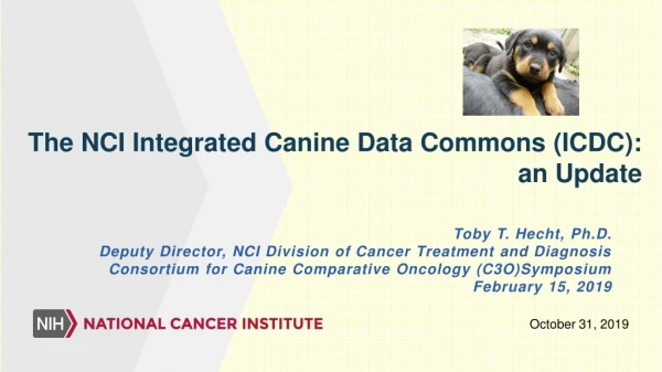 The NCI Integrated Canine Data Commons (ICDC): an Update