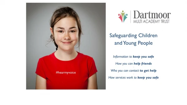 Safeguarding Children and Young People Information to keep you safe - How you can help friends