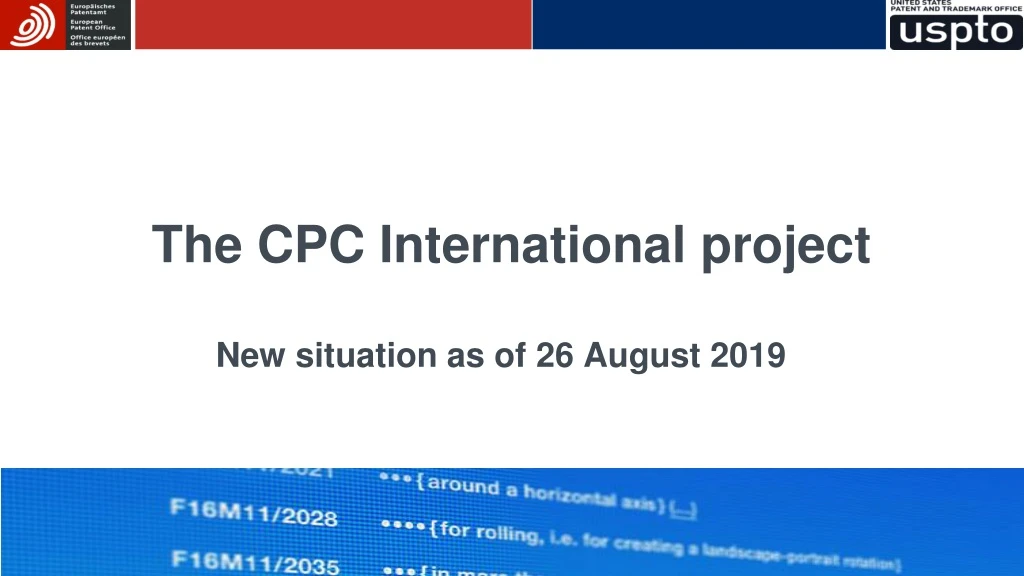 the cpc international project