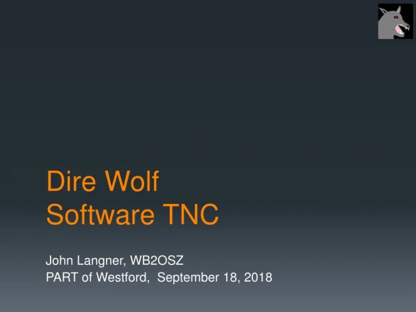 Dire Wolf Software TNC