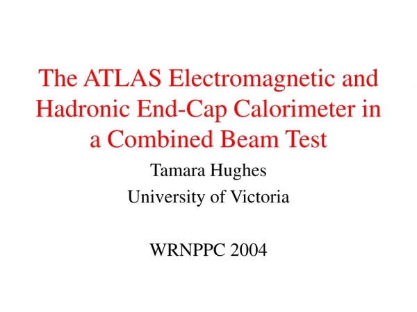 The ATLAS Electromagnetic and Hadronic End-Cap Calorimeter in a Combined Beam Test