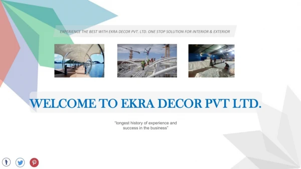 WELCOME TO EKRA DECOR PVT LTD.