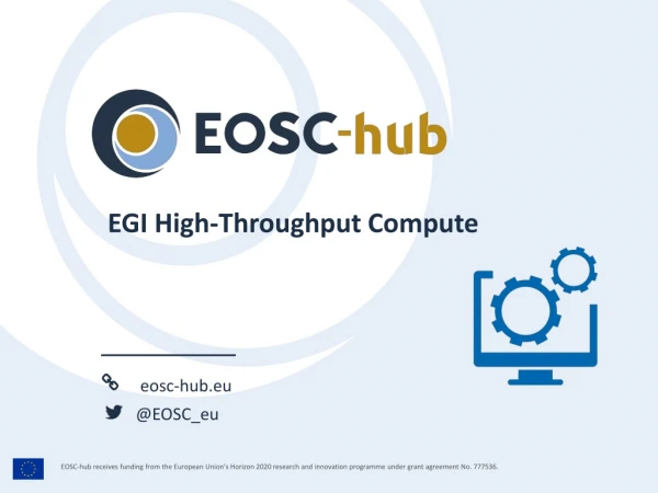EGI High-Throughput Compute