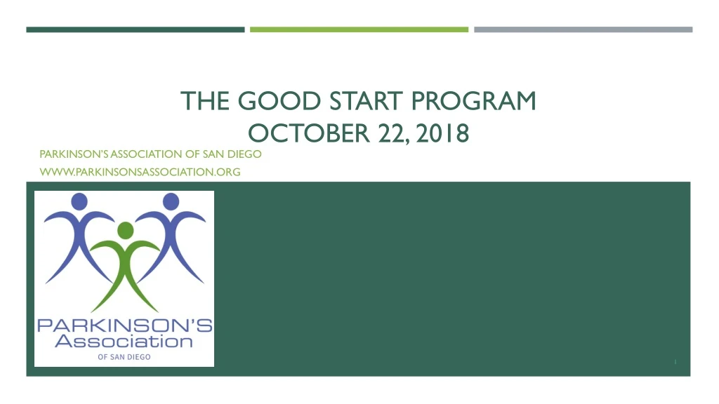 the good start program october 22 2018