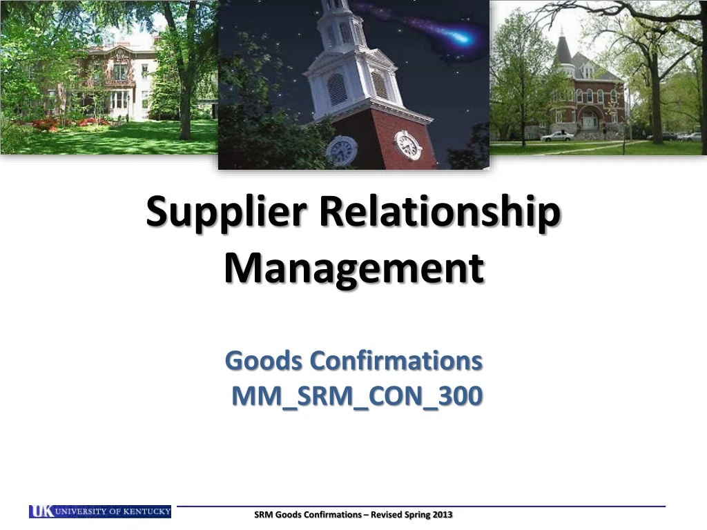 supplier relationship management goods confirmations mm srm con 300