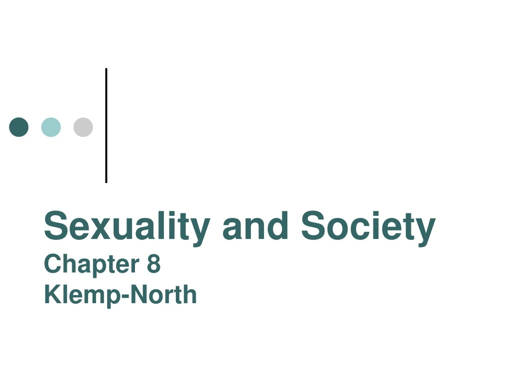 sexuality and society chapter 8 klemp north