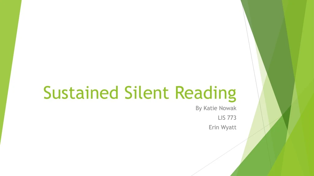 sustained silent reading