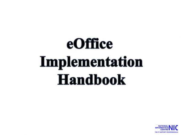 eOffice Implementation Handbook