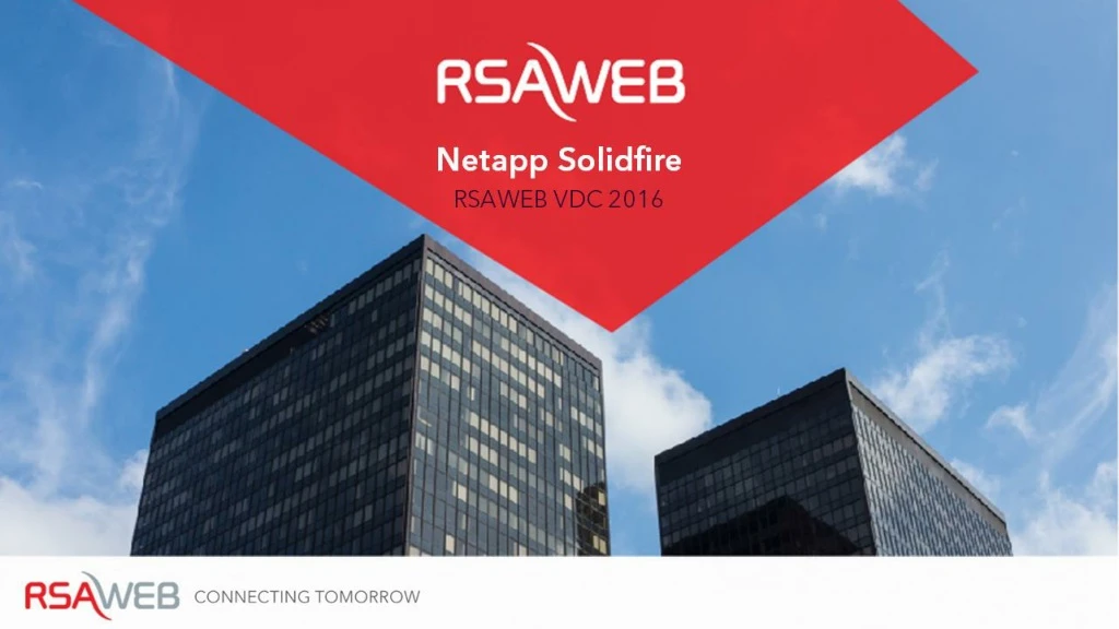 netapp solidfire rsaweb vdc 2016