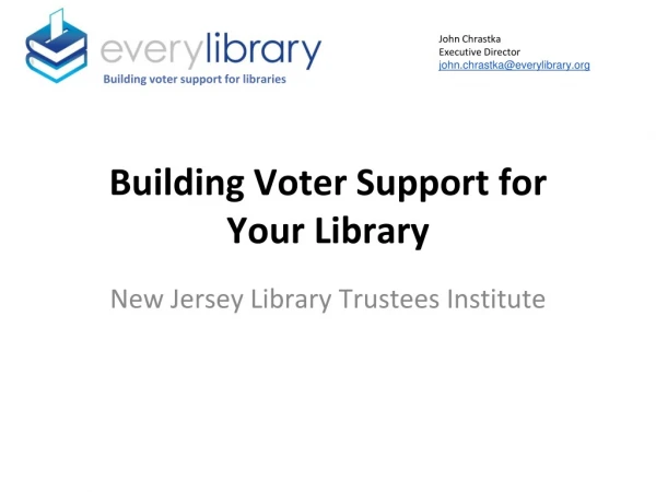 Building Voter Support for Your Library