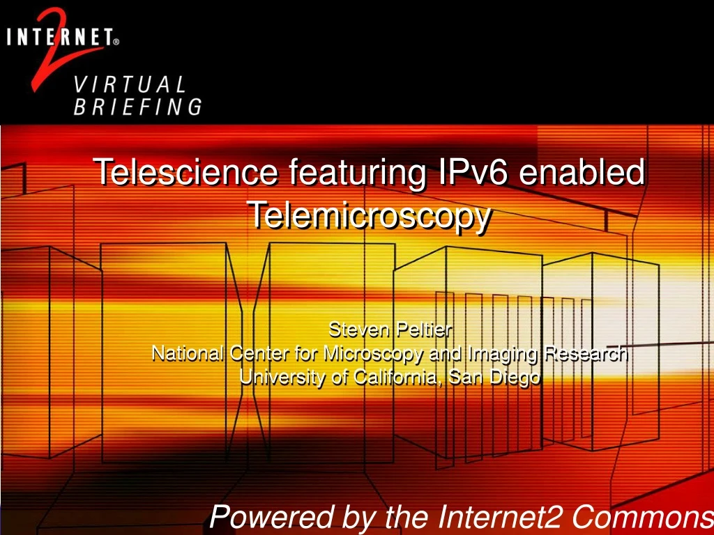 telescience featuring ipv6 enabled telemicroscopy