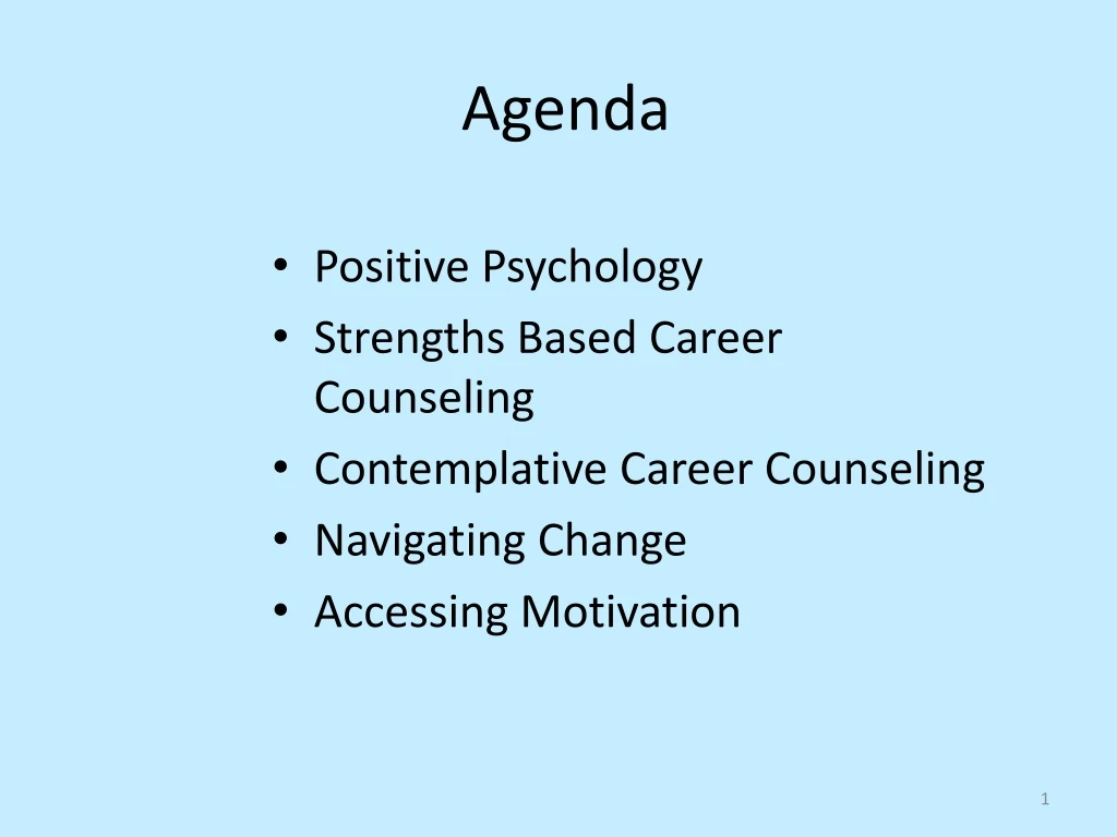 agenda