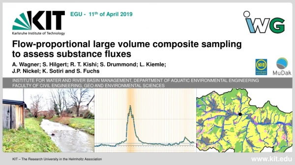 Flow-proportional large volume composite sampling to assess substance fluxes