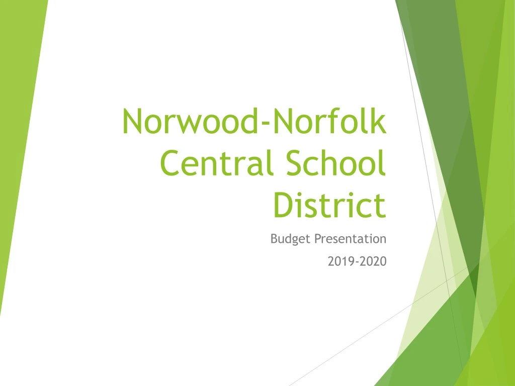 norwood norfolk central school district