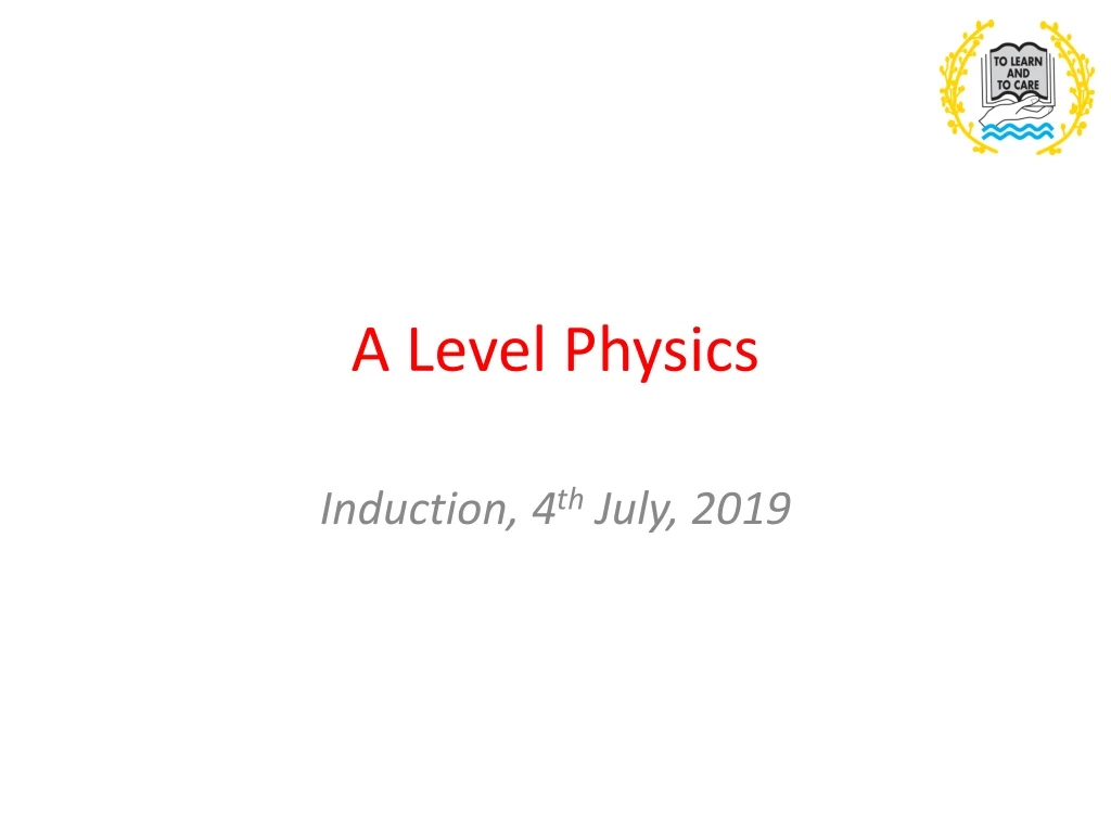 a level physics