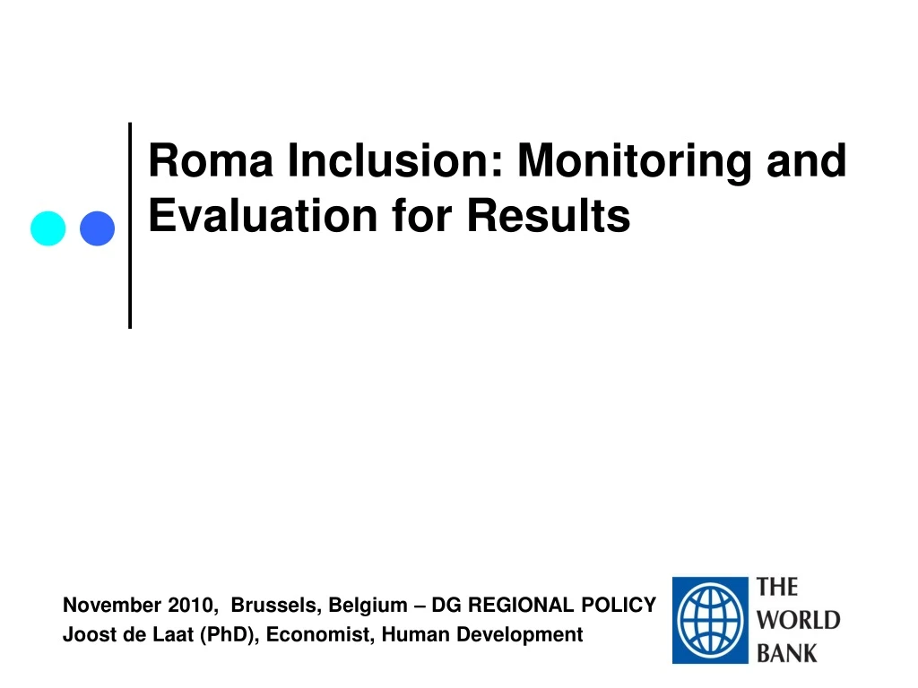 roma inclusion monitoring and evaluation for results