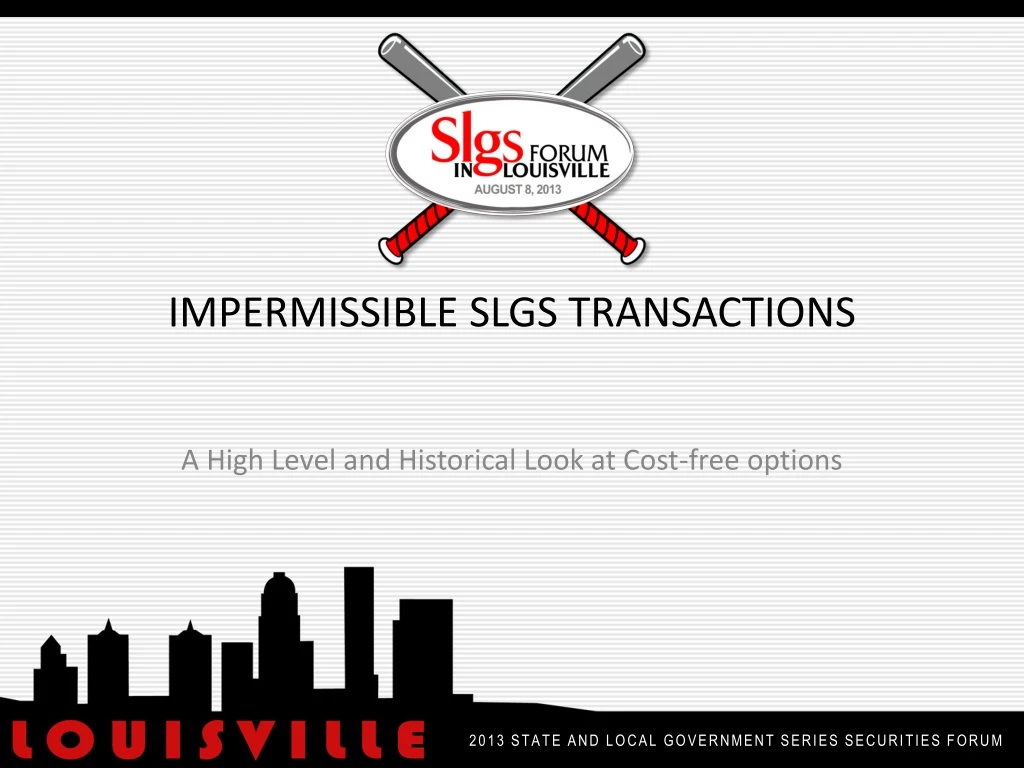 impermissible slgs transactions