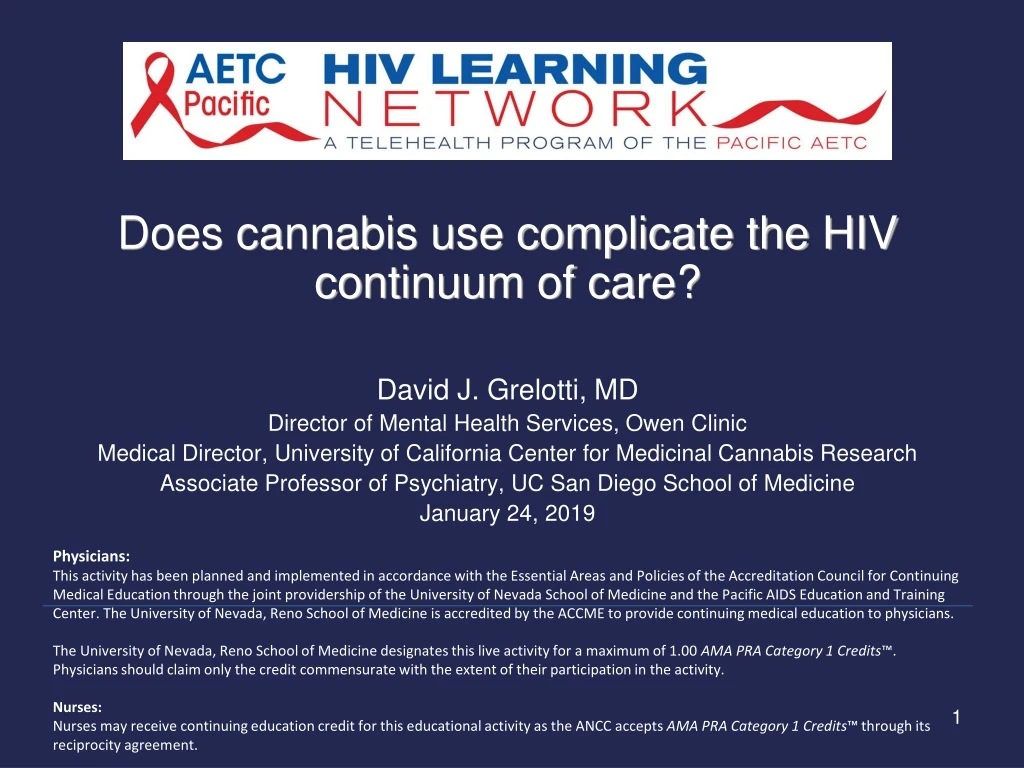 does cannabis use complicate the hiv continuum