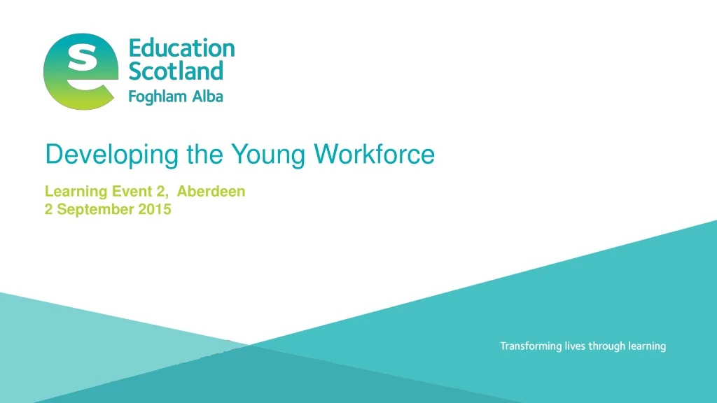 developing the young workforce