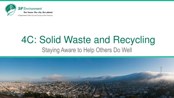 4C: Solid Waste and Recycling