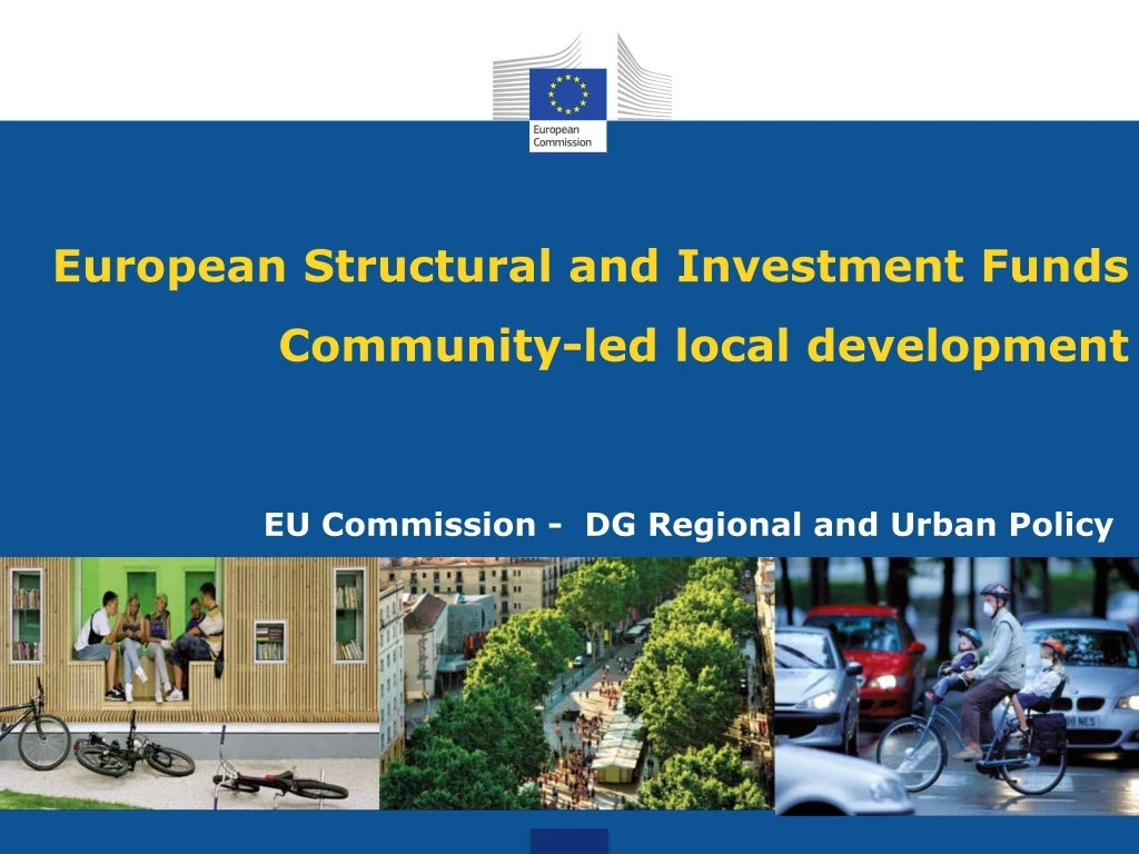 european structural and investment funds community led local development