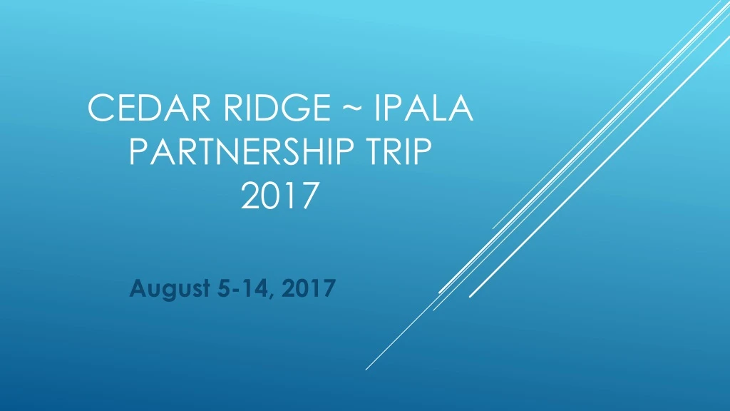 cedar ridge ipala partnership trip 2017
