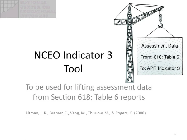NCEO Indicator 3 Tool