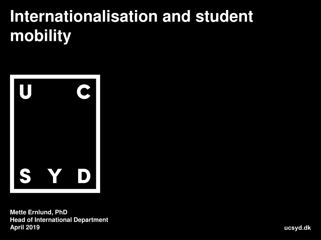 internationalisation and student mobility