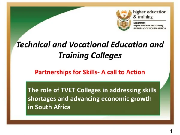Programme 2 : TVET and the rest of the College System