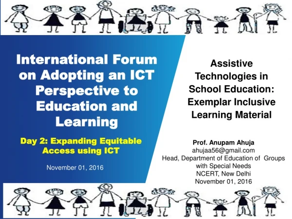Assistive Technologies in School Education: Exemplar Inclusive Learning Material
