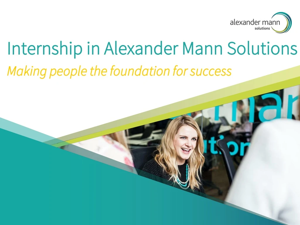 internship in alexander mann solutions