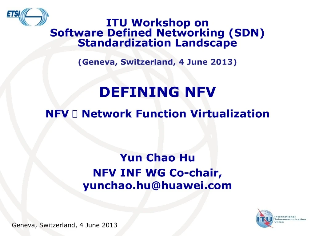 defining nfv nfv network function virtualization
