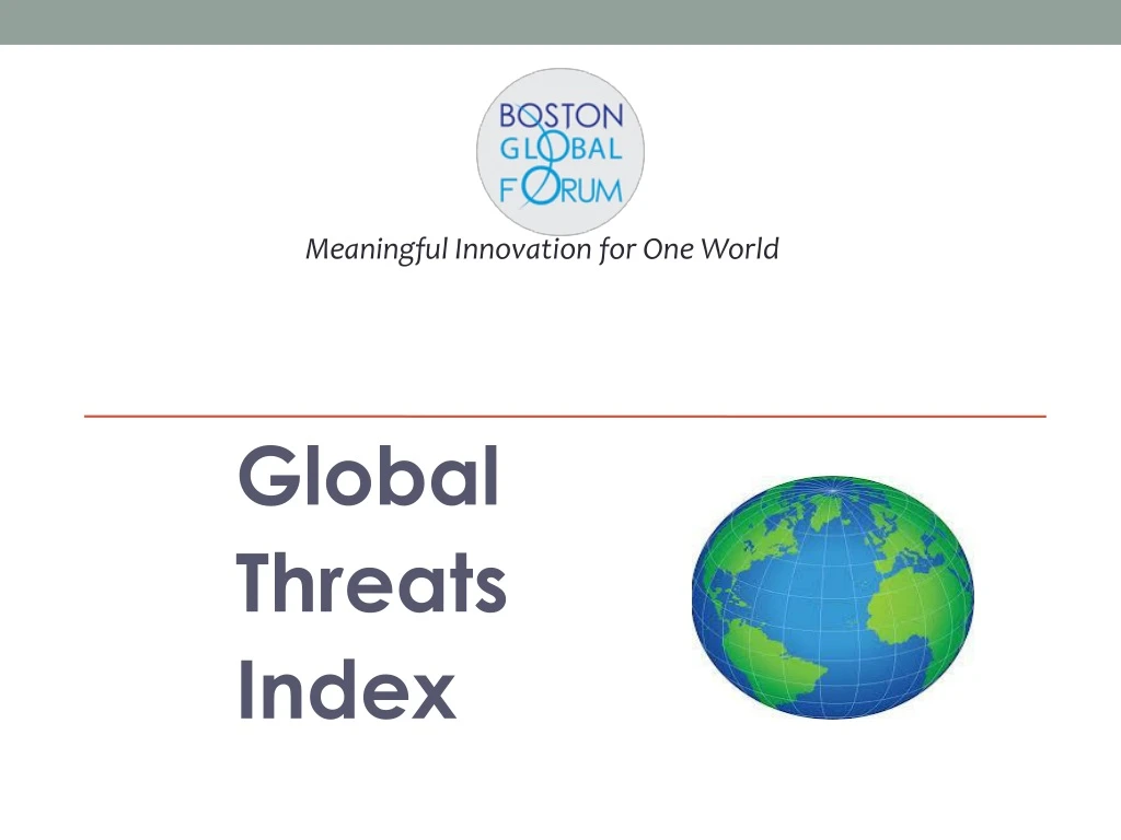 global threats index