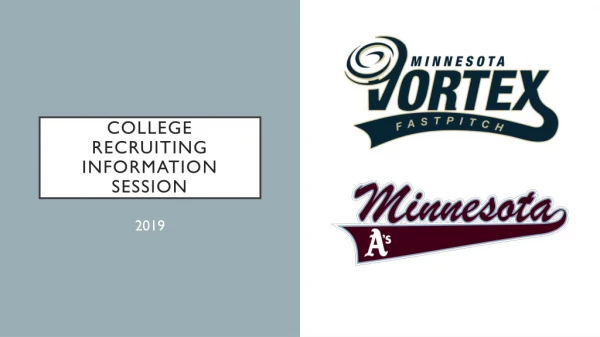 College recruiting information session