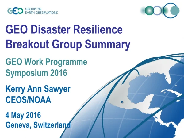 Disaster Resilience SBA