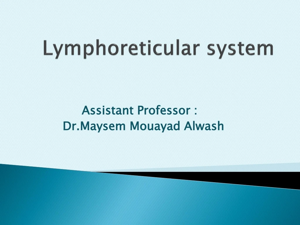 lymphoreticular system