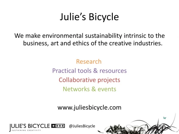 Julie’s Bicycle