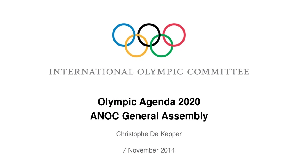 olympic agenda 2020